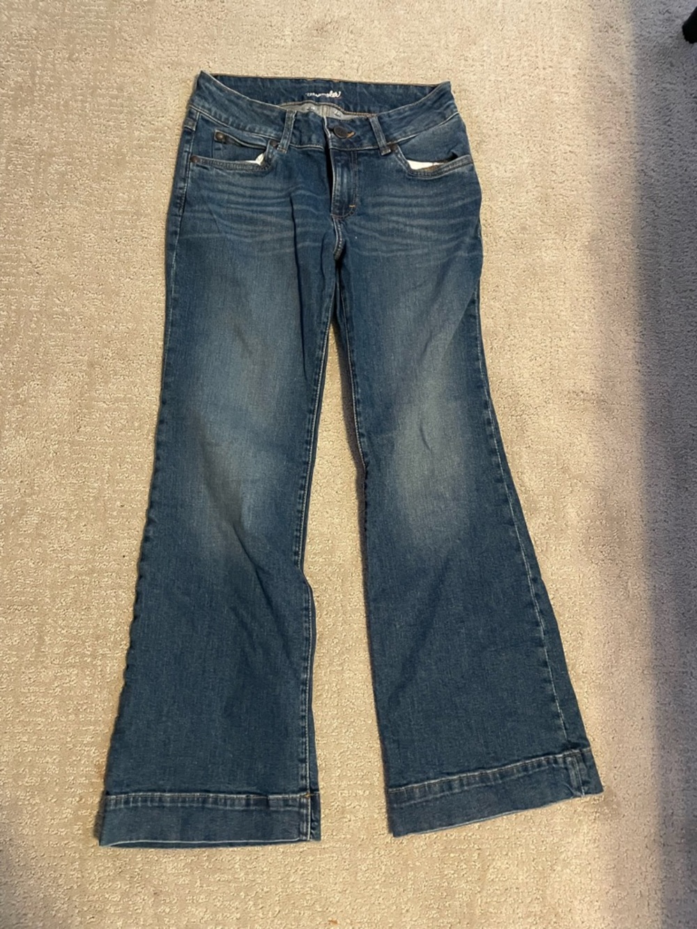 Wrangler Women's Dark Blue Flare Jeans